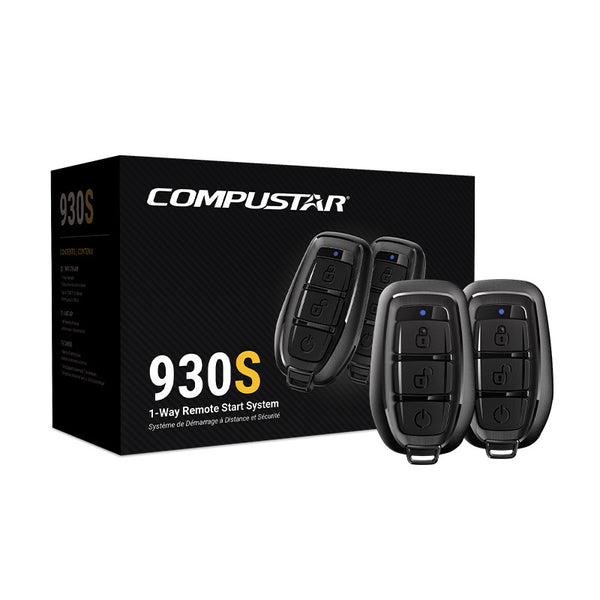 Compustar CS930-S 1-Way, 1500 Foot Range remote car starter with Professional Installation Technical Support Fast Shipping Connected Car Experts
