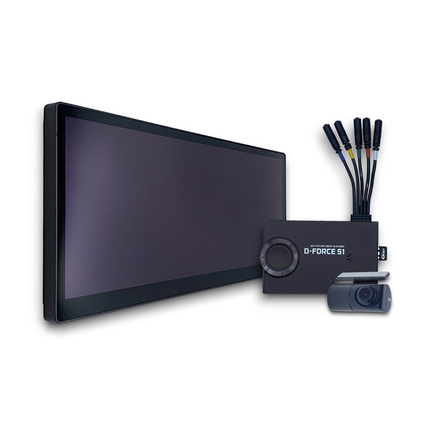 GNET D-FORCE S1-CFCM Dash Camera (Controller + Front Camera + LCD Screen) with Professional Installation Technical Support Fast Shipping Great Prices Connected Car Experts