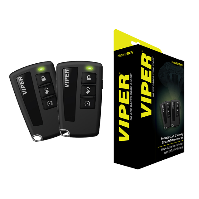 Viper D9147V Key Fob Kit, Two 1-Way Remotes