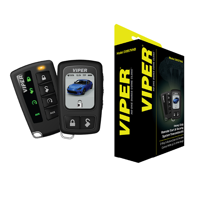 Viper D9957VHD Key Fob Kit, 2-Way Colour LCD, 3 Mile Range