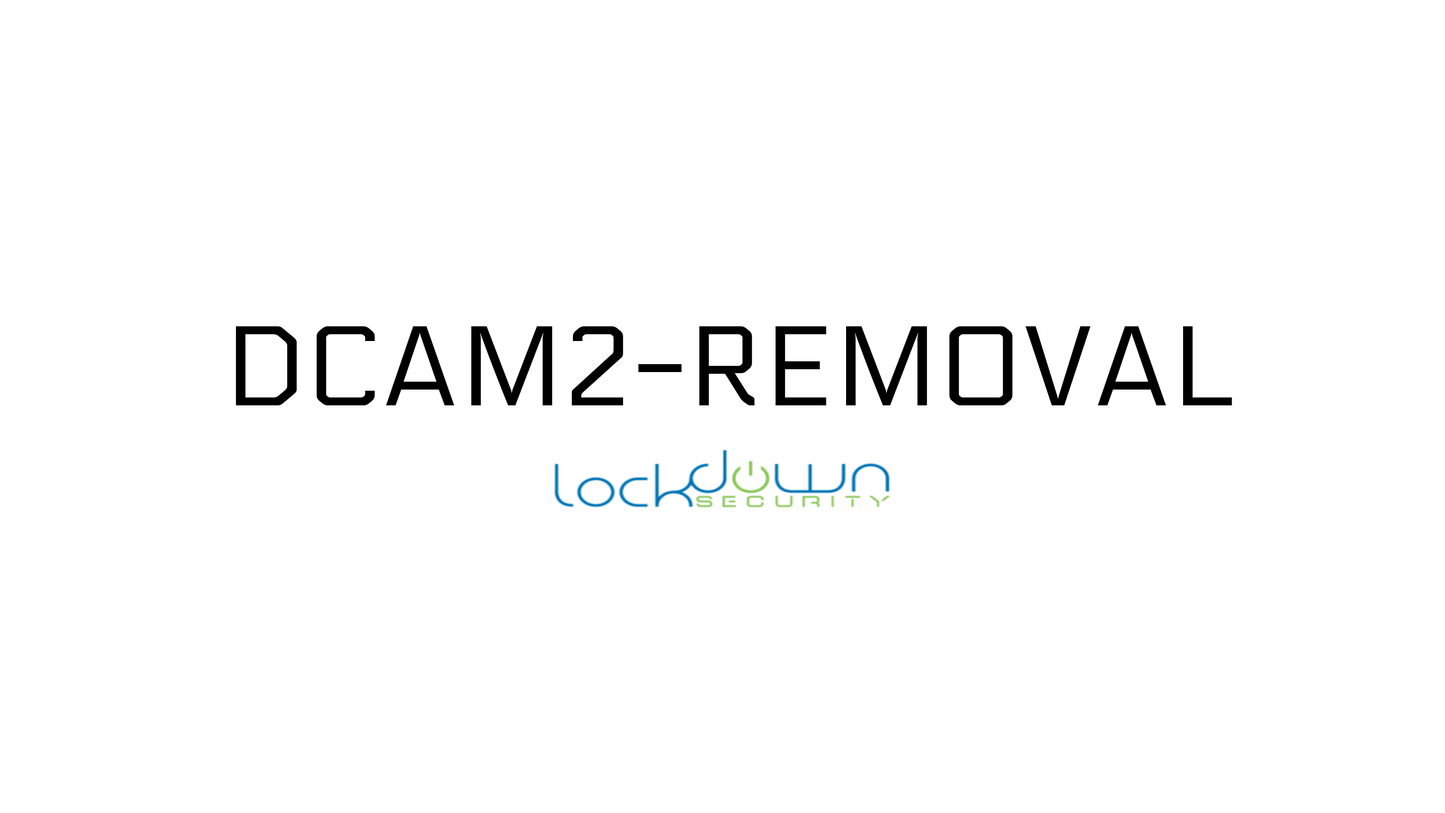 Front+Rear Dash Camera Removal DCAM2-Removal with professional installation, technical support, and fast shipping from Connected Car Experts