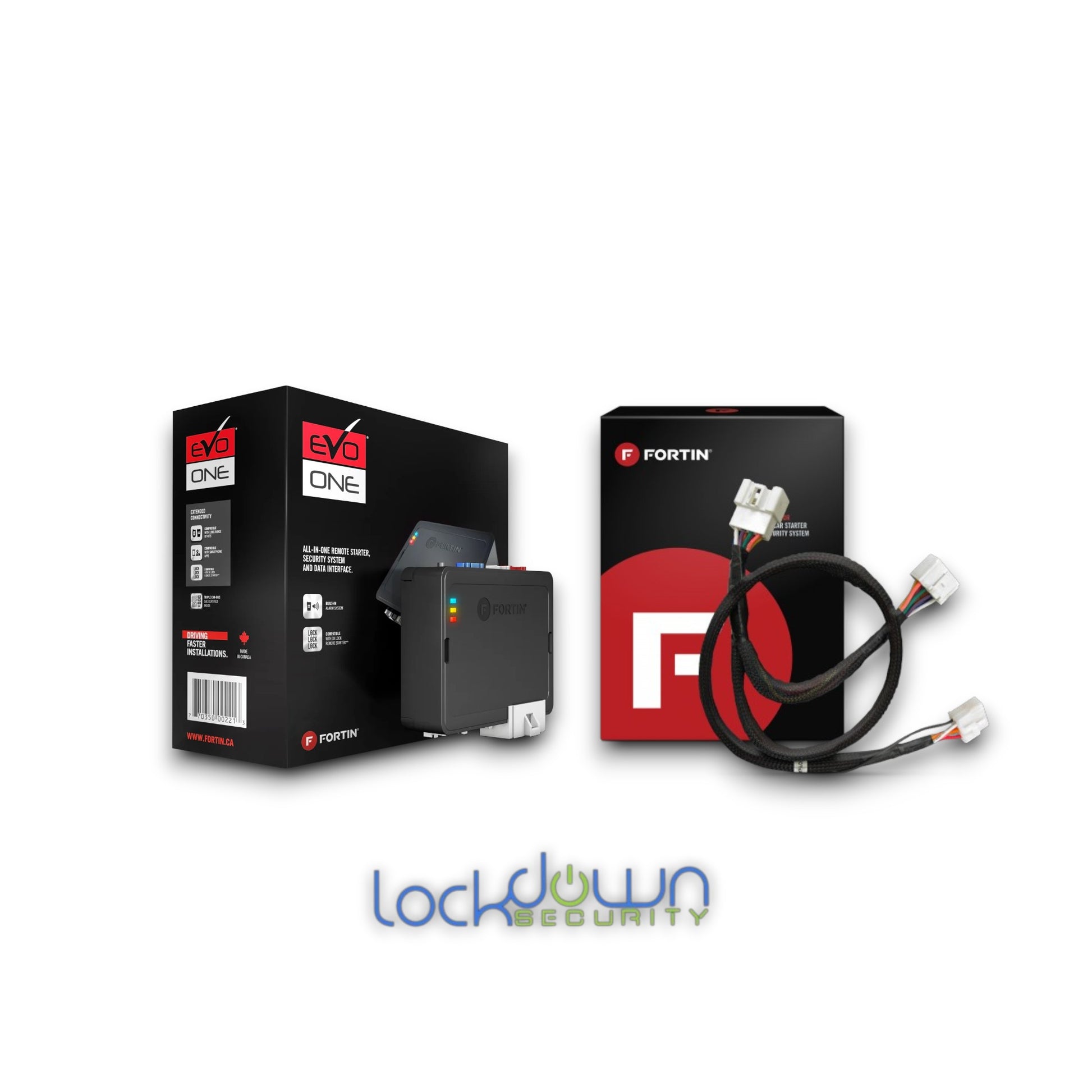 Fortin SUB1-ONE Plug and Play Remote Starter with wiring harness, professional installation, fast shipping, connected car experts