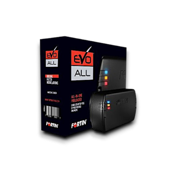 Fortin EVO-ALL Interface Module with connected car features, professional installation, technical support, and fast shipping.