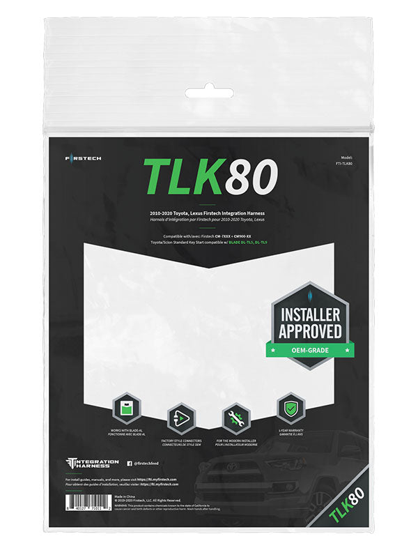 Firstech FTI-TLK80 Plug and Play T-Harness with Professional Installation Technical Support Fast Shipping Great Prices Connected Car Experts