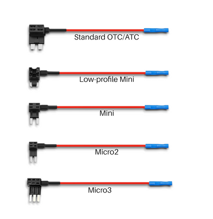 12 Volt Automotive Add-a-circuit Fuse Taps With Circuit Protection | ATC | ATM |ATMLP (Low Profile)| ATZ (Micro2 | ATW (Micro3), Connected Car Experts