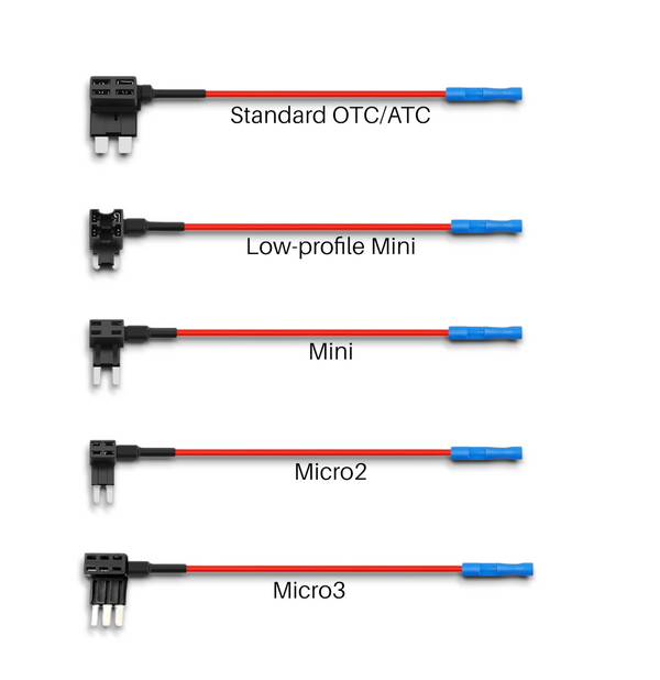 12 Volt Automotive Add-a-circuit Fuse Taps With Circuit Protection | ATC | ATM |ATMLP (Low Profile)| ATZ (Micro2 | ATW (Micro3), Connected Car Experts