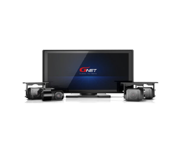 GNET GT9000 Dash Camera, 1080p (x4) @ 30fps, 128GB, WiFi, 10.36" LCD Screen, GPS with Professional Installation, Technical Support, Fast Shipping. Connected Car Experts.