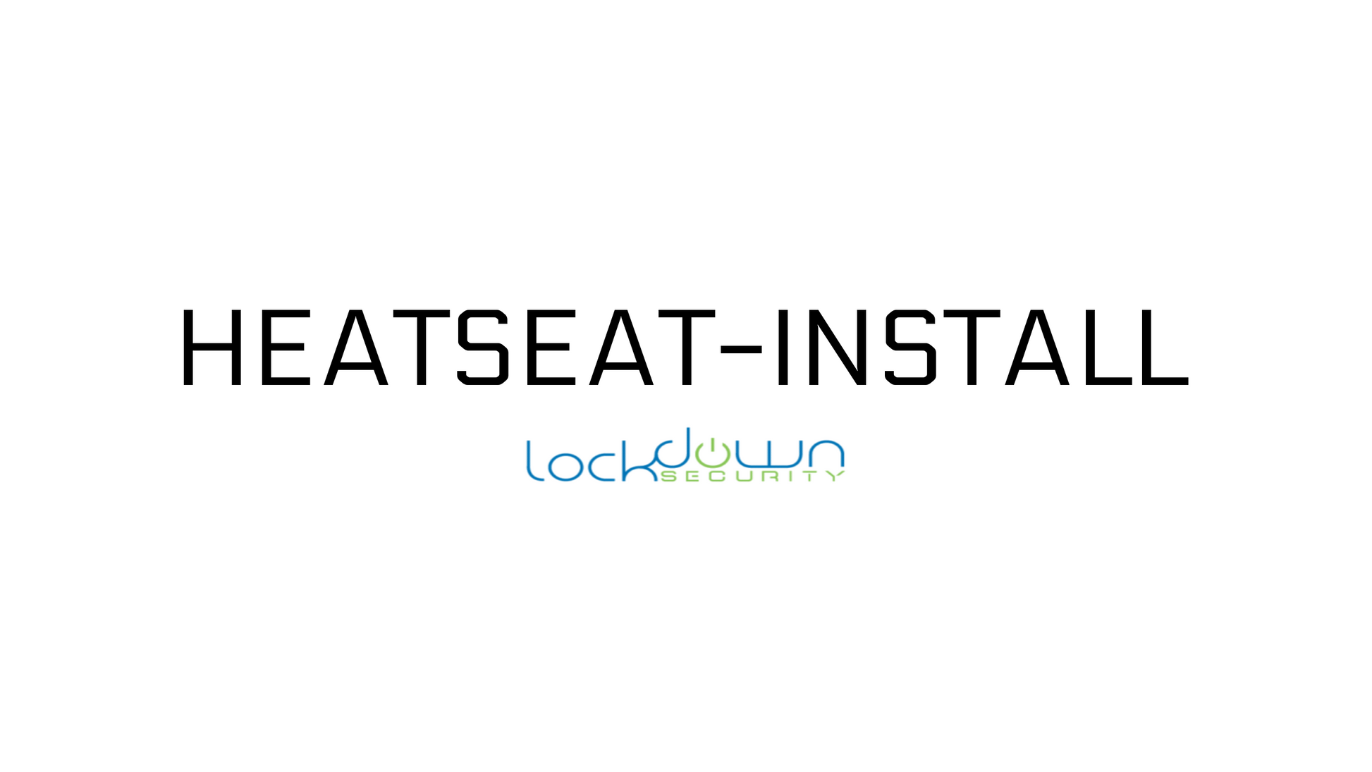 Heated Seat Integration, Price PER Seat, HEATSEAT-Install with professional installation, technical support, fast shipping by Connected Car Experts
