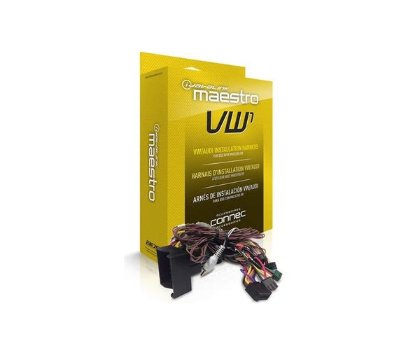 CLEARANCE iDatalink Maestro HRN-RR-VW1 VW Plug & Play T-Harness with wiring harness Professional Installation Fast Shipping Connected Car Experts