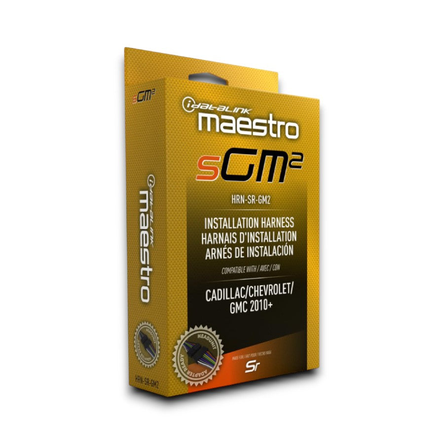 iDatalink Maestro HRN-SR-GM2 Maestro Compatible Radio Replacement Harness for Select GM vehicles 2010 and Newer with Professional Installation Technical Support Fast Shipping Connected Car Experts