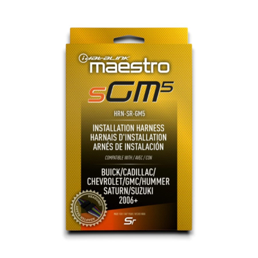 iDatalink Maestro HRN-SR-GM5 Maestro Compatible Radio Replacement Harness for Select GM Vehicles 2006 and Newer with Professional Installation Technical Support Fast Shipping Great Prices Connected Car Experts