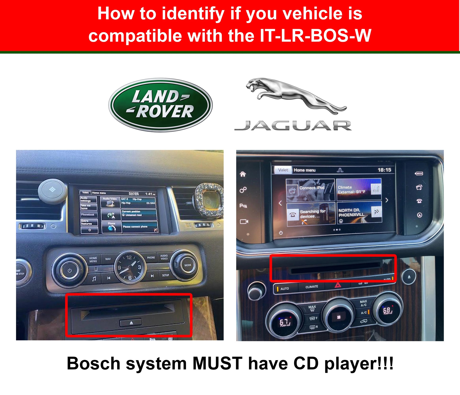 ZZ-2 ITZ-LRB Wireless CarPlay and Android Auto Interface ⭕ Replaces Factory Navigation with Professional Installation and Fast Shipping