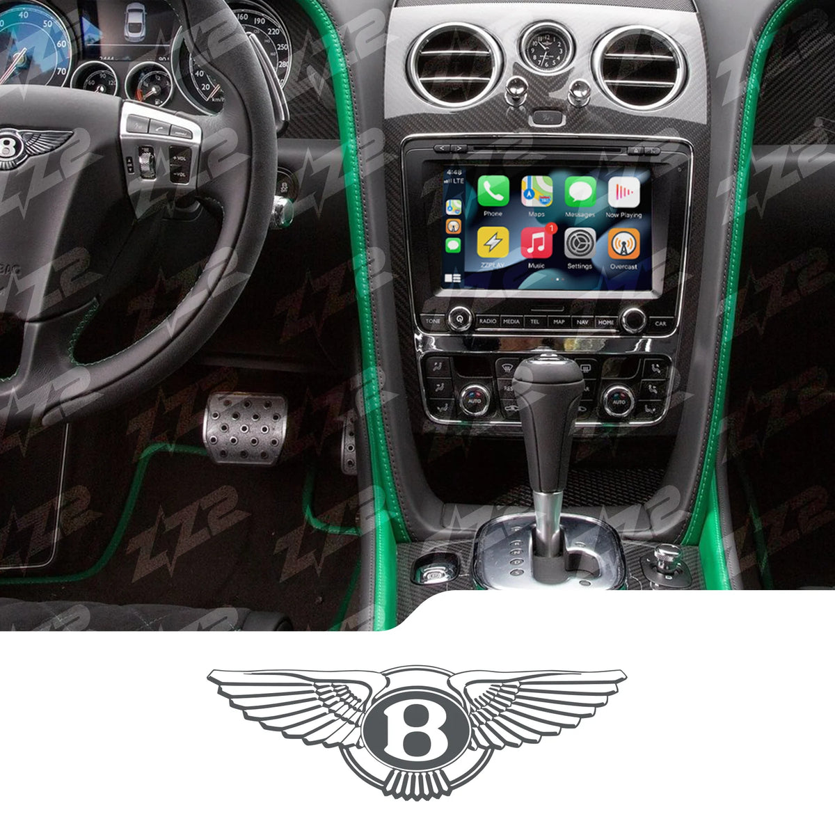 ZZ-2 ITZ-BNT-A Wireless CarPlay and Android Auto Interface for Bentley, Volkswagen