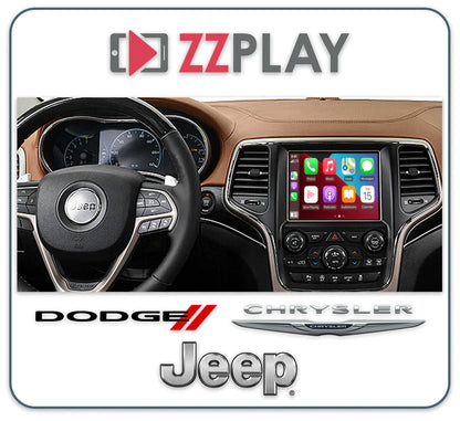 ZZ-2 IT2-JGC Wireless CarPlay and Android Auto Interface ⭕ Fits Harman VP3 VP4 RA3 RA4 8.4" UConnect Radios Professional Installation