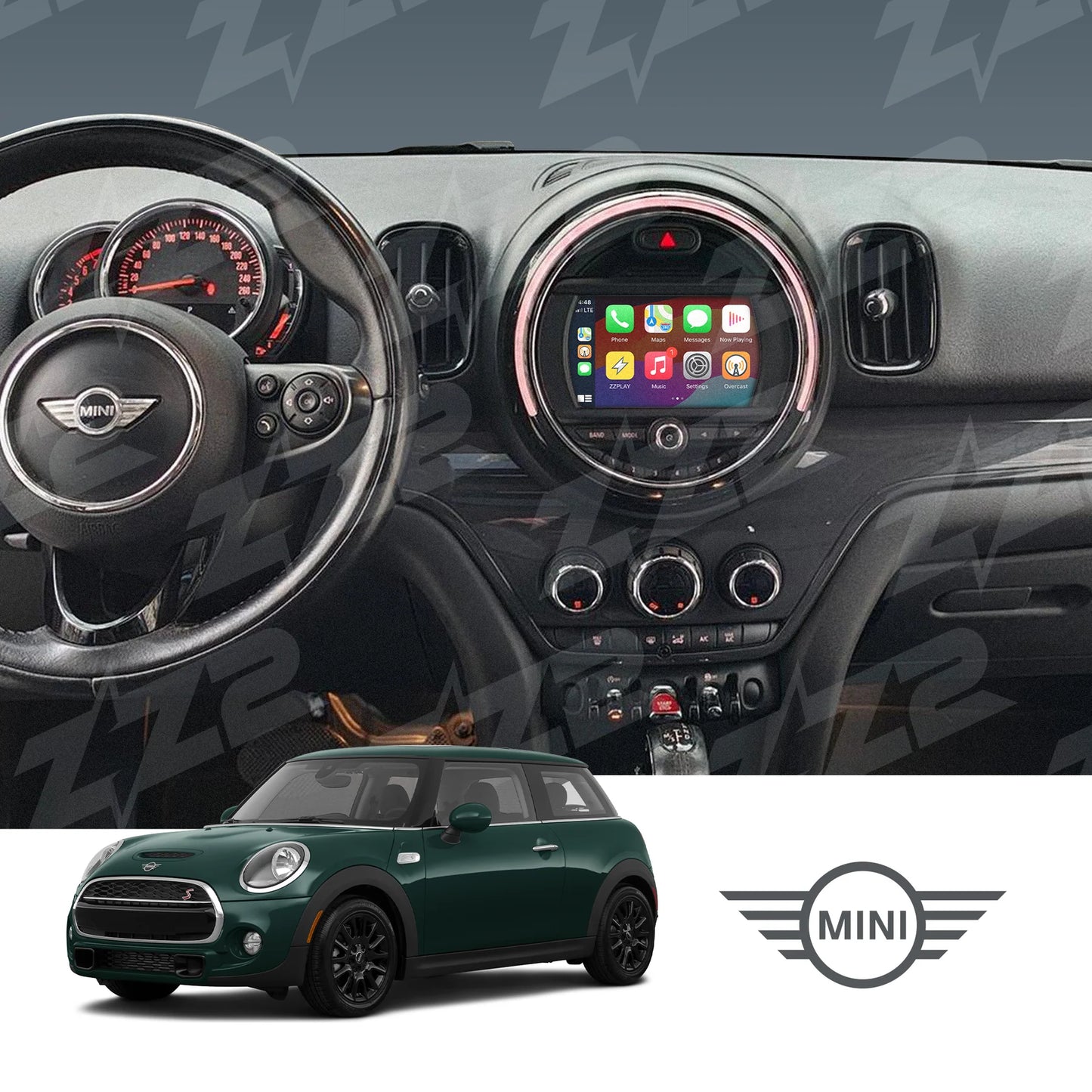 ZZ-2 ITP-BIS Wireless CarPlay and Android Auto Interface for MINI