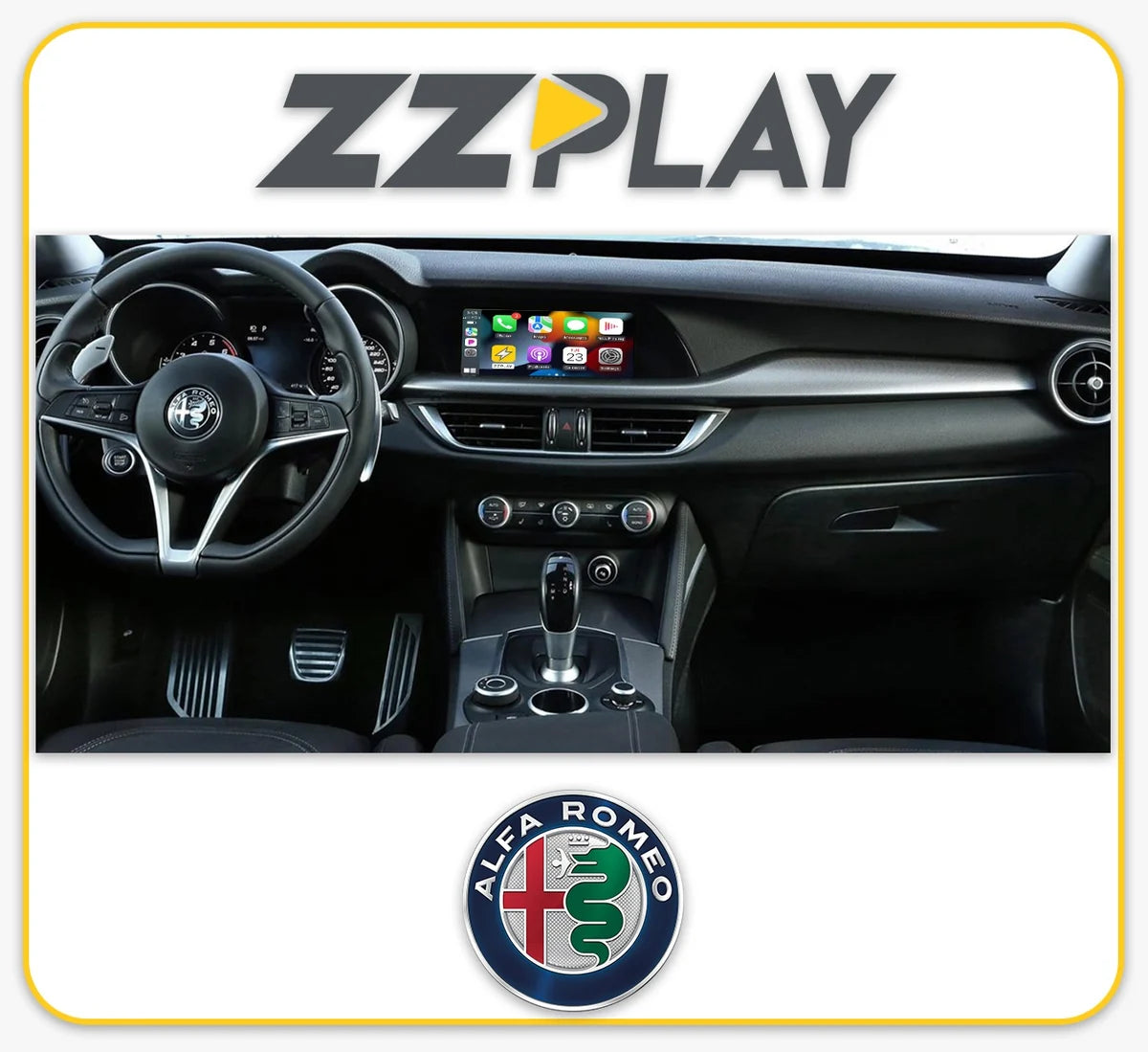 ZZ-2 ITZ-ALFA-A Wireless CarPlay and Android Auto Interface for Alfa Romeo