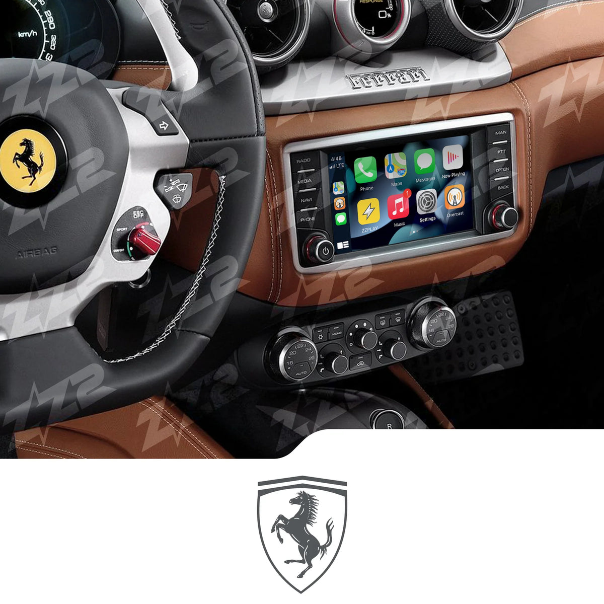 ZZ-2 ITZ-FCL Wireless CarPlay and Android Auto Interface for Ferrari