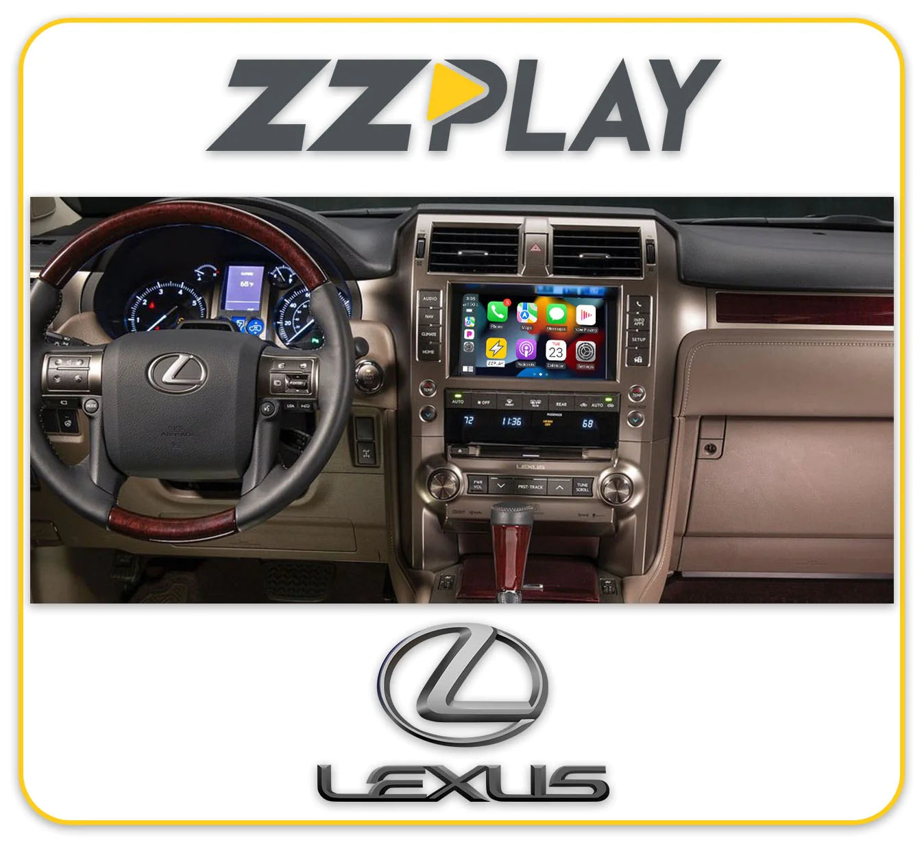 ZZ-2 ITZ-GX1-A Wireless CarPlay and Android Auto Interface ⭕ Fits NAVIGATION Radios Only with fast shipping and professional installation.