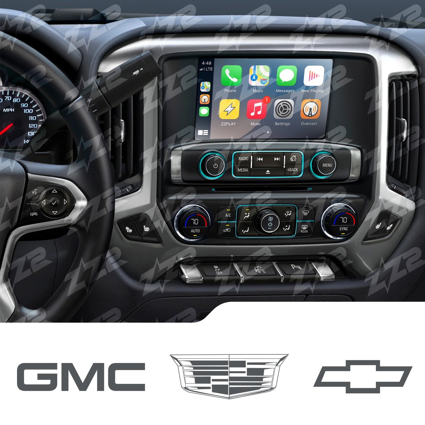 ZZ-2 ITZ-MYLINK Wireless CarPlay and Android Auto Interface for Cadillac, Chevrolet, GMC
