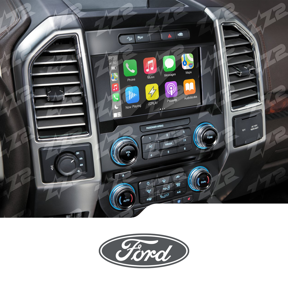 ZZ-2 ITZ-SYNC2 wireless CarPlay and Android Auto interface for Ford — Lockdown Security