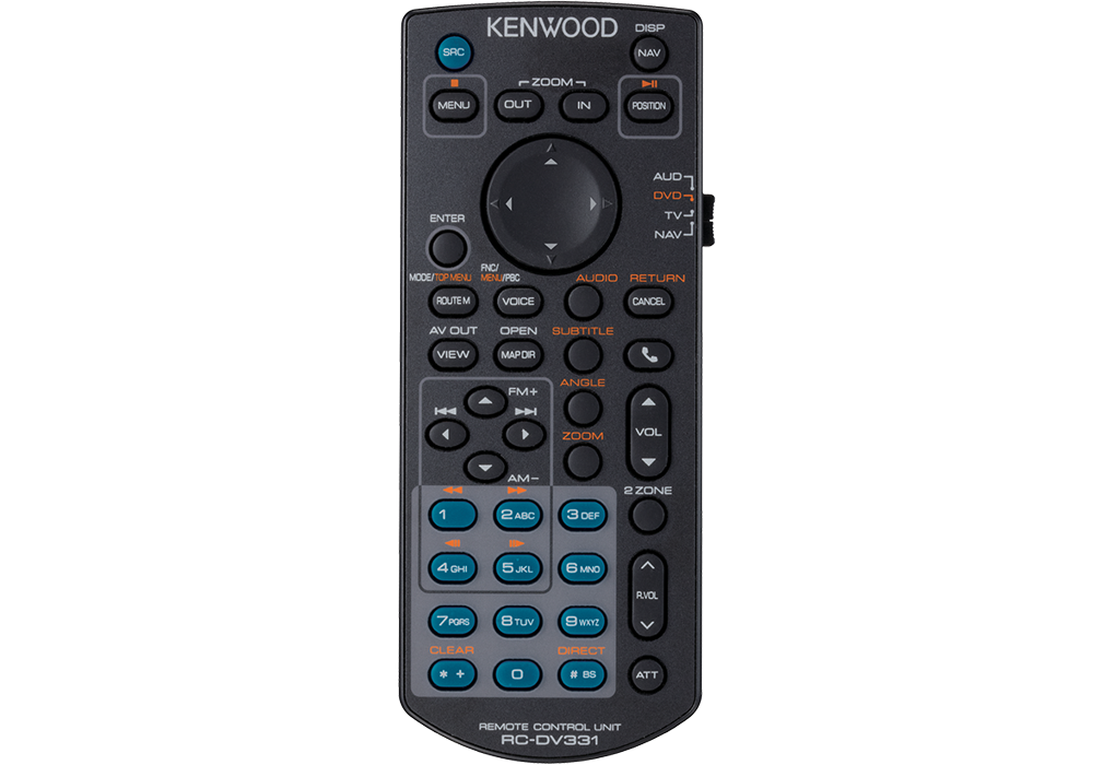 Kenwood KNA-RCDV331L Wireless Remote for Kenwood AV Receivers - Lockdown Security