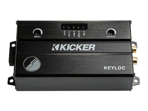 Kicker KEYLOC Smart Line-Out Converter with input/output controls, Professional Installation, Technical Support, Fast Shipping Connected Car Experts