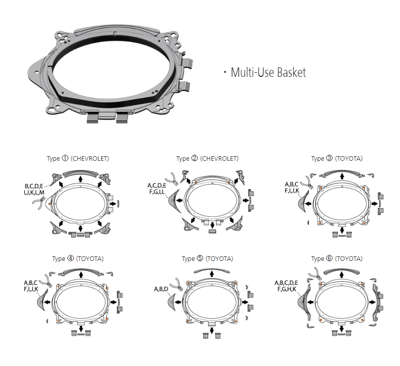 Kenwood Excelon KFC-XP6902C 6x9 Component Speakers