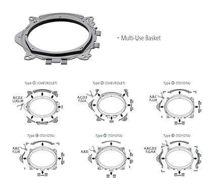 Kenwood Excelon KFC-XP6902C 6x9 Component Speakers