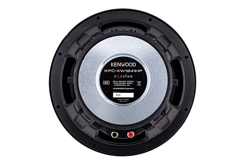 Kenwood eXcelon KFC-XW1241HP 12" Subwoofer, 500 Watts RMS, 4 Ohm - Lockdown Security