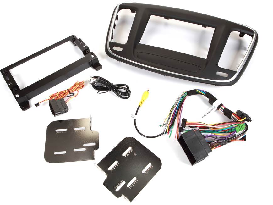 iDatalink Maestro KIT-C200 Chrysler 200 2015 - 2017 Double DIN Dash Kit with wiring harness and mounting brackets, Connected Car Experts.