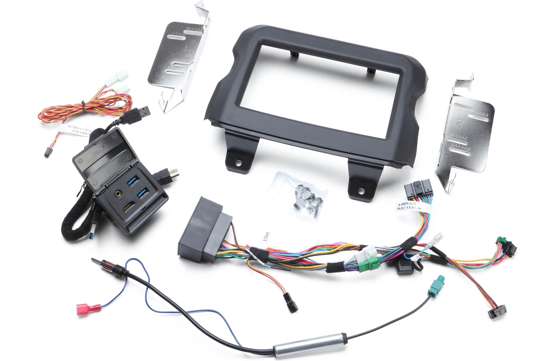 iDatalink Maestro KIT-WJL1 Jeep Wrangler & Gladiator JL 2018 - 2023 Double DIN Dash Kit ⭕ Fits 5", 7" and 8.4" Radios with fast shipping and pro installation