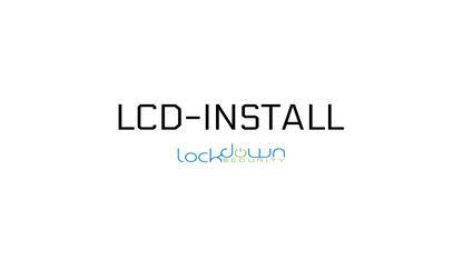 Dash Mounted LCD Screen Installation, LCD-Install with Lockdown Security logo, professional installation, fast shipping, connected car experts