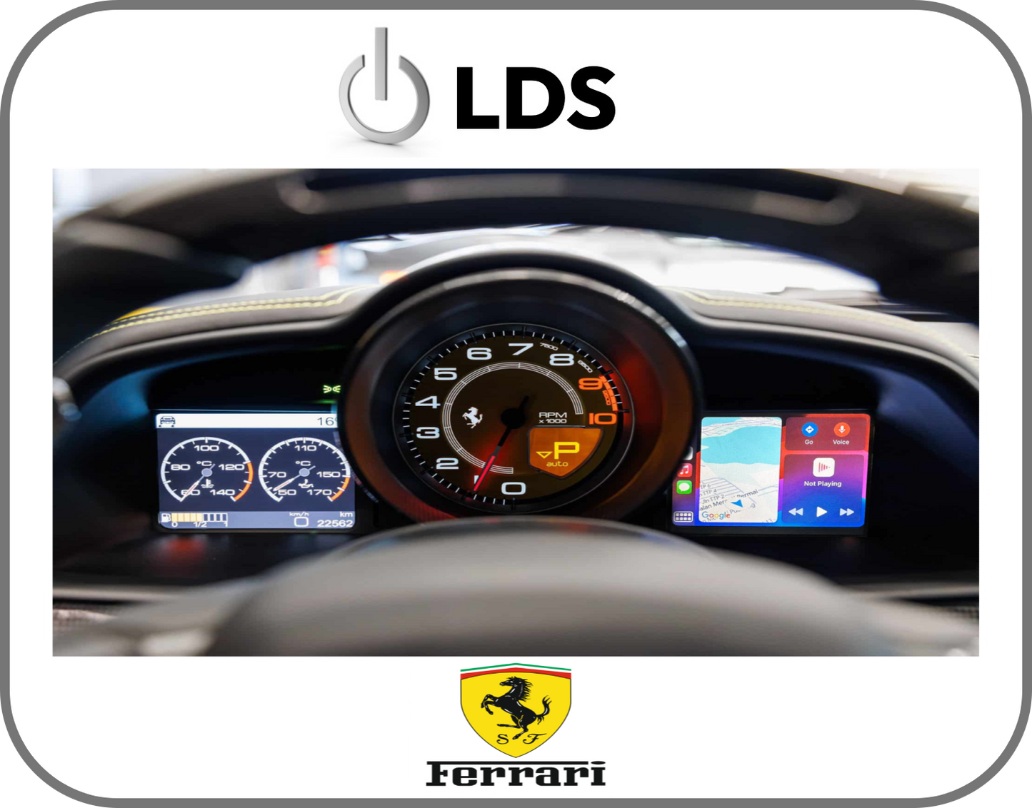 LDS RH-F12 Ferrari Wireless CarPlay and Android Auto Interface