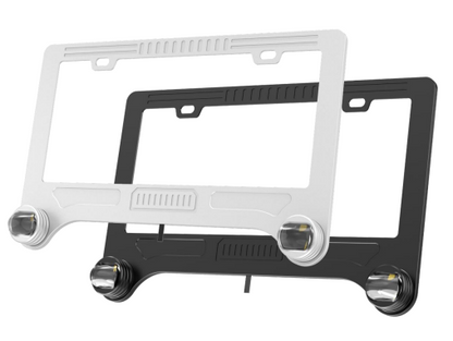 LDS BRIGHTPlate License Plate LED Lighting System in black and white with professional installation and fast shipping available.