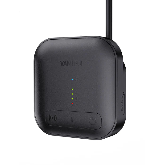 Vantrue LTE Connectivity Module with LED indicators, designed for vehicle security, professional installation available.