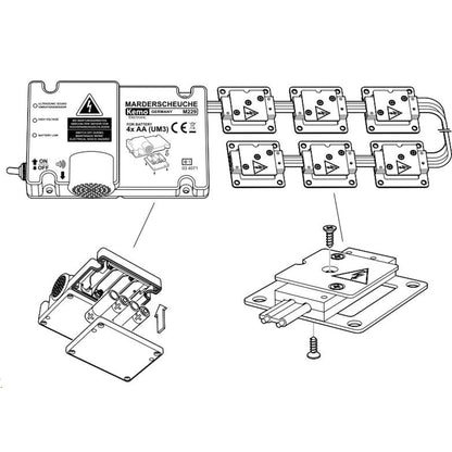 LDS M229 battery-powered rodent deterrent