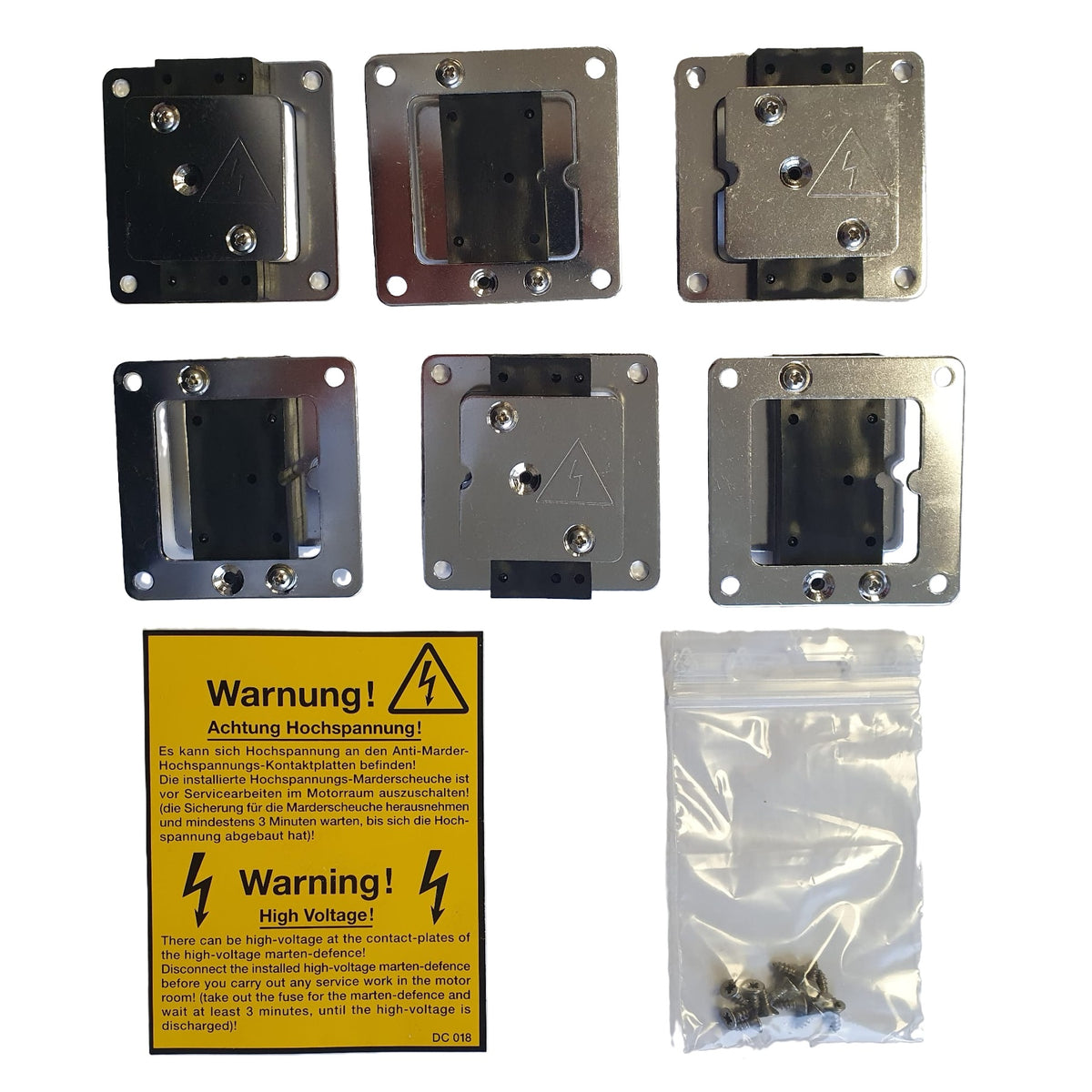 LDS M229 rodent deterrent with its six high-voltage contact plates