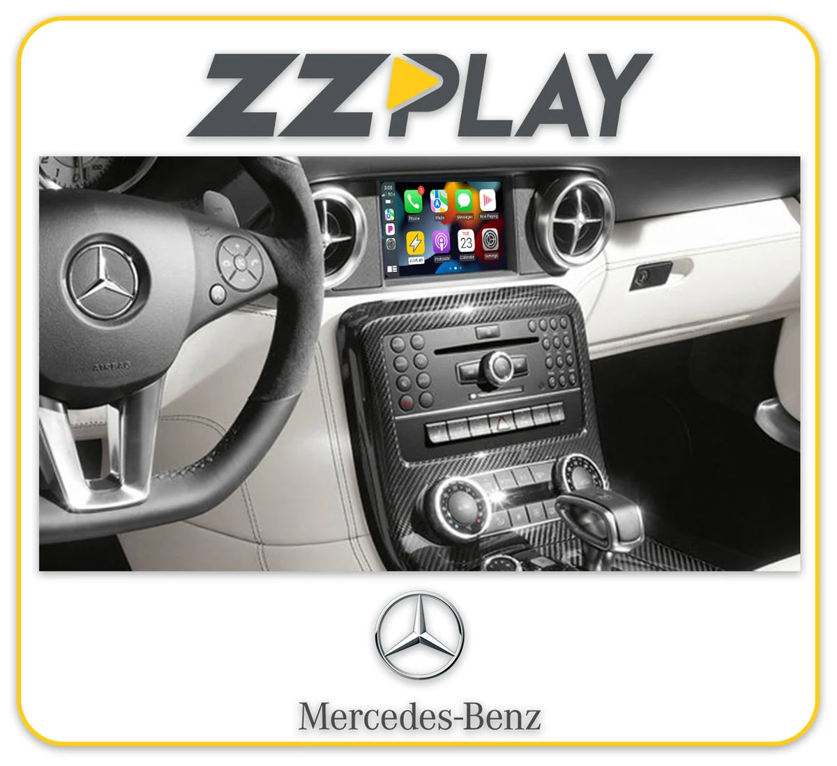 ZZ-2 ITZ-NTG4-SLS Wireless CarPlay and Android Auto Interface for Mercedes-Benz