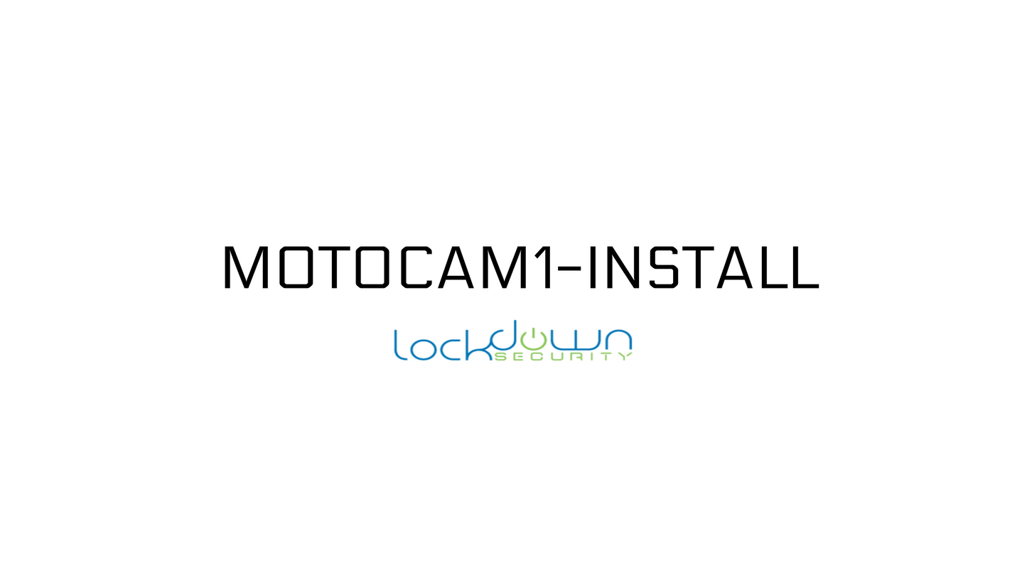 Front Motorcycle Dash Camera Installation, MOTOCAM1-Install with Professional Installation Technical Support Fast Shipping Connected Car Experts