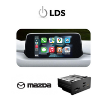 LDS EW-MZDCP-B01A Mazda CarPlay and Android Auto Interface with Mazda logo, branded by LDS, offering professional installation and fast shipping.