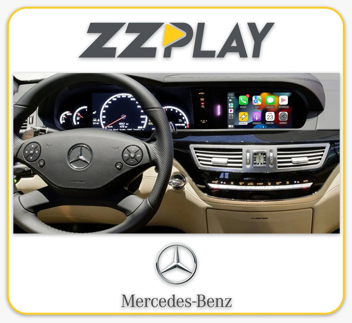 ZZ-2 ITZ-NTG35-A Wireless CarPlay and Android Auto Interface for Mercedes-Benz