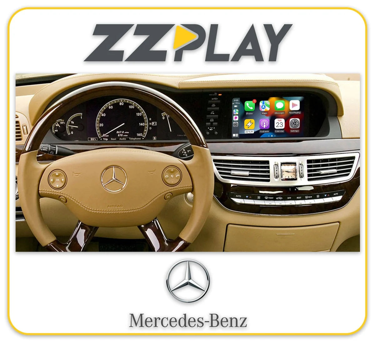 ZZ-2 ITZ-NTG3-A Wireless CarPlay and Android Auto Interface for Mercedes-Benz