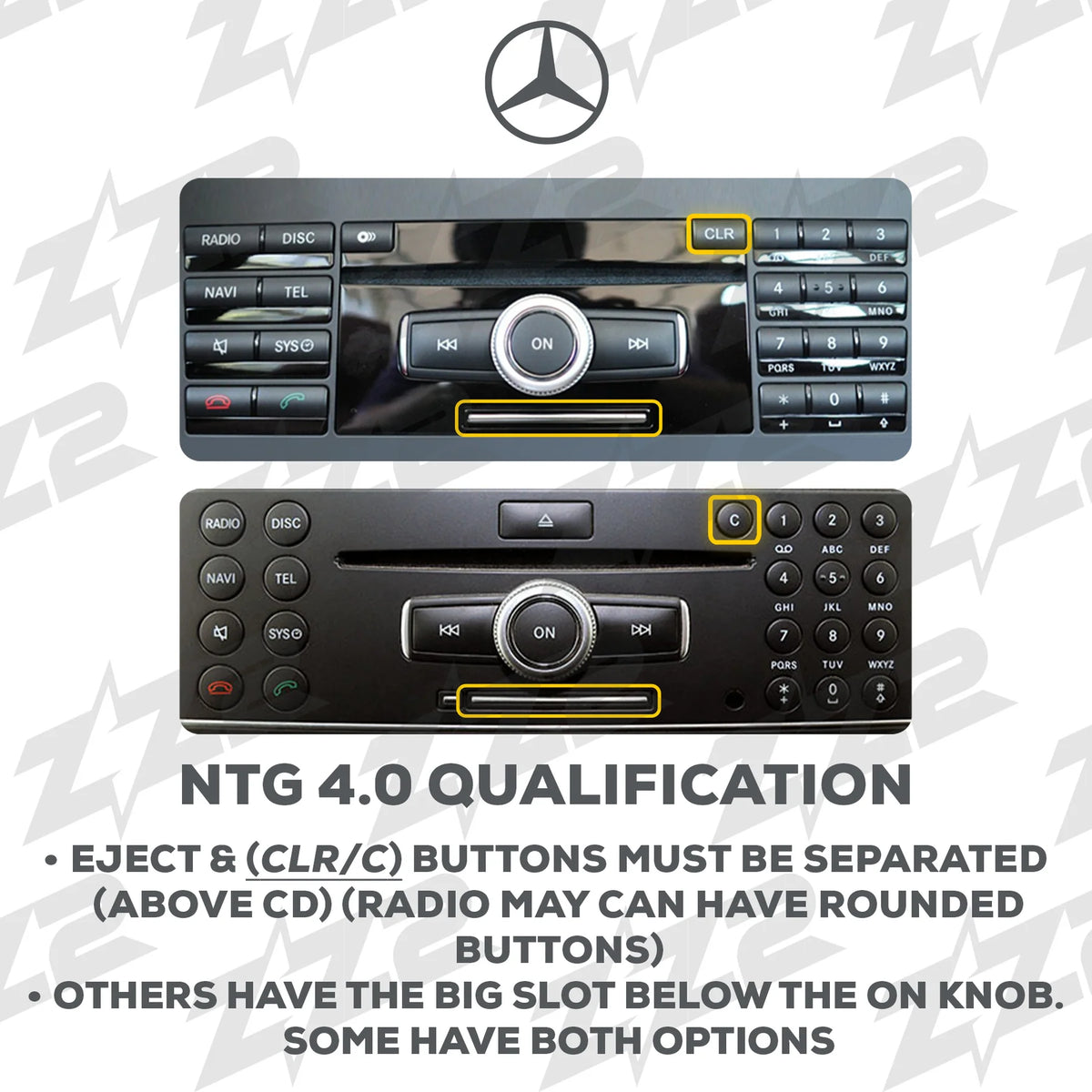 ZZ-2 ITZ-NTG4-SLS Wireless CarPlay and Android Auto Interface for Mercedes-Benz