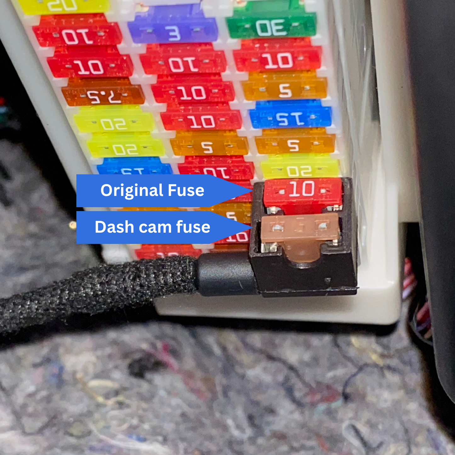 12 Volt Automotive Add-a-circuit Fuse Taps With Circuit Protection | ATC | ATM |ATMLP (Low Profile)| ATZ (Micro2 | ATW (Micro3) installed with professional installation and fast shipping.