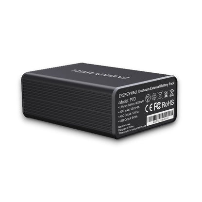 LDS P7D Dashcam Battery, 6000mAh, LED Display, 40 Hour Parking Mode, Compact Size