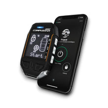 Compustar RFX-2WT12-SS Key Fob Kit, 2-Way LCD + Drone Smartphone Controller, 15,000 Foot Range with Fast Shipping Professional Installation Connected Car Experts