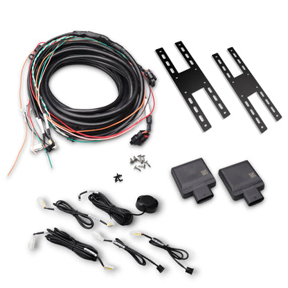 Simulated alt text for Brandmotion RDBS-1600 Radar Blind Spot Detection Kit with Cross Traffic Alerts, 77 GHz Radar Sensors for lockdown-security.myshopify.com. You are an expert SEO agent. You will generate an ALT text for this image. <Store_Context> Business Details: Fast Shipping Professional Installation We ship wor...