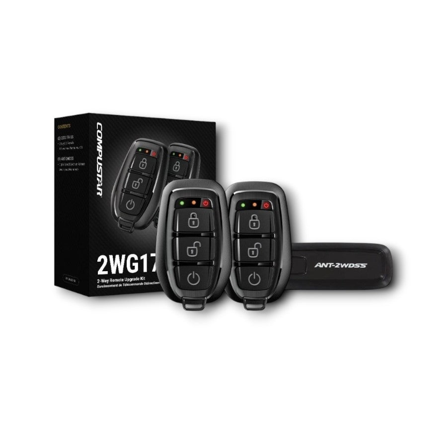 Compustar RF-2WG17-SS 2-Way Key Fob Kit