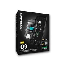 Compustar RFX-2WQ9-FM Key Fob Kit, 2-Way LCD + Smartphone Control, 3000 Feet Range with professional installation support Connected Car Experts
