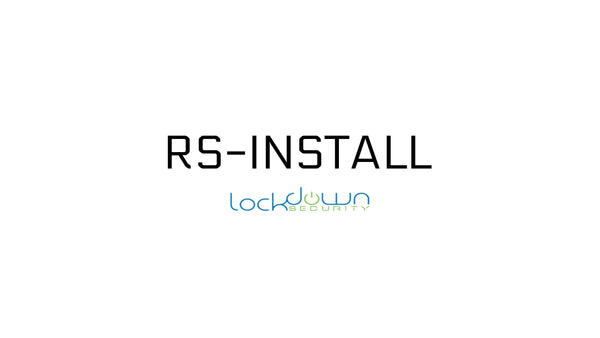 Remote Starter Installation, Automatic Transmission (RS-Install) service graphic, Lockdown Security